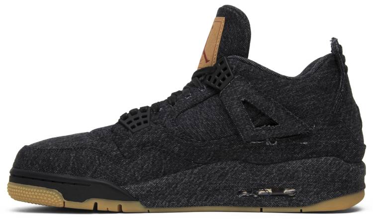 Levi's x Air Jordan 4 Retro 'Black Denim'