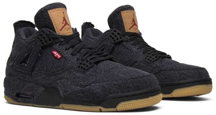 Levi's x Air Jordan 4 Retro 'Black Denim'