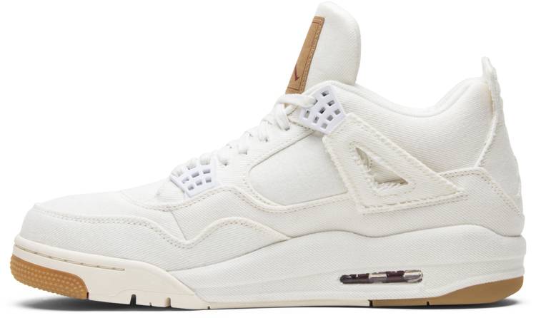 Levi's x Air Jordan 4 Retro 'White Denim'