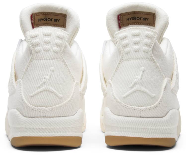 Levi's x Air Jordan 4 Retro 'White Denim'