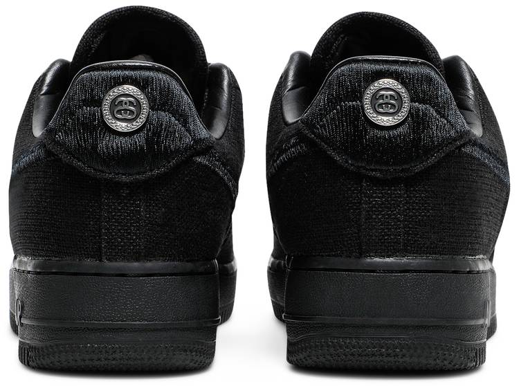 Stussy x Air Force 1 Low 'Triple Black'