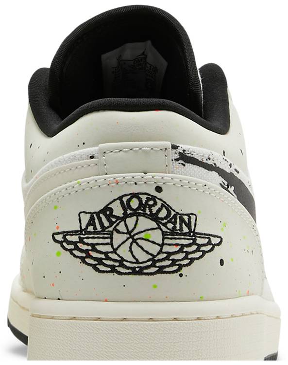 Air Jordan 1 Low 'Brushstroke Swoosh - Paint Splatter'